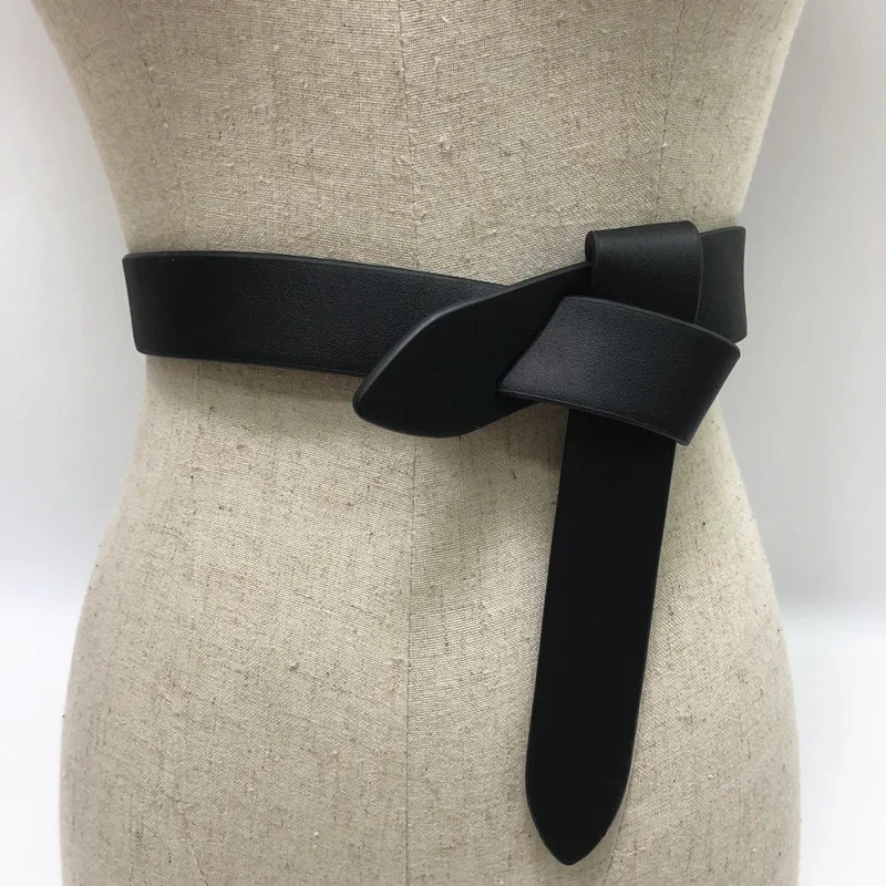 Knotted Buckle Ladies Belt Casual Luxury Design Fashion Dresses and Shirts Jeans Accessories Waist Corset Girdle Harness Gothic