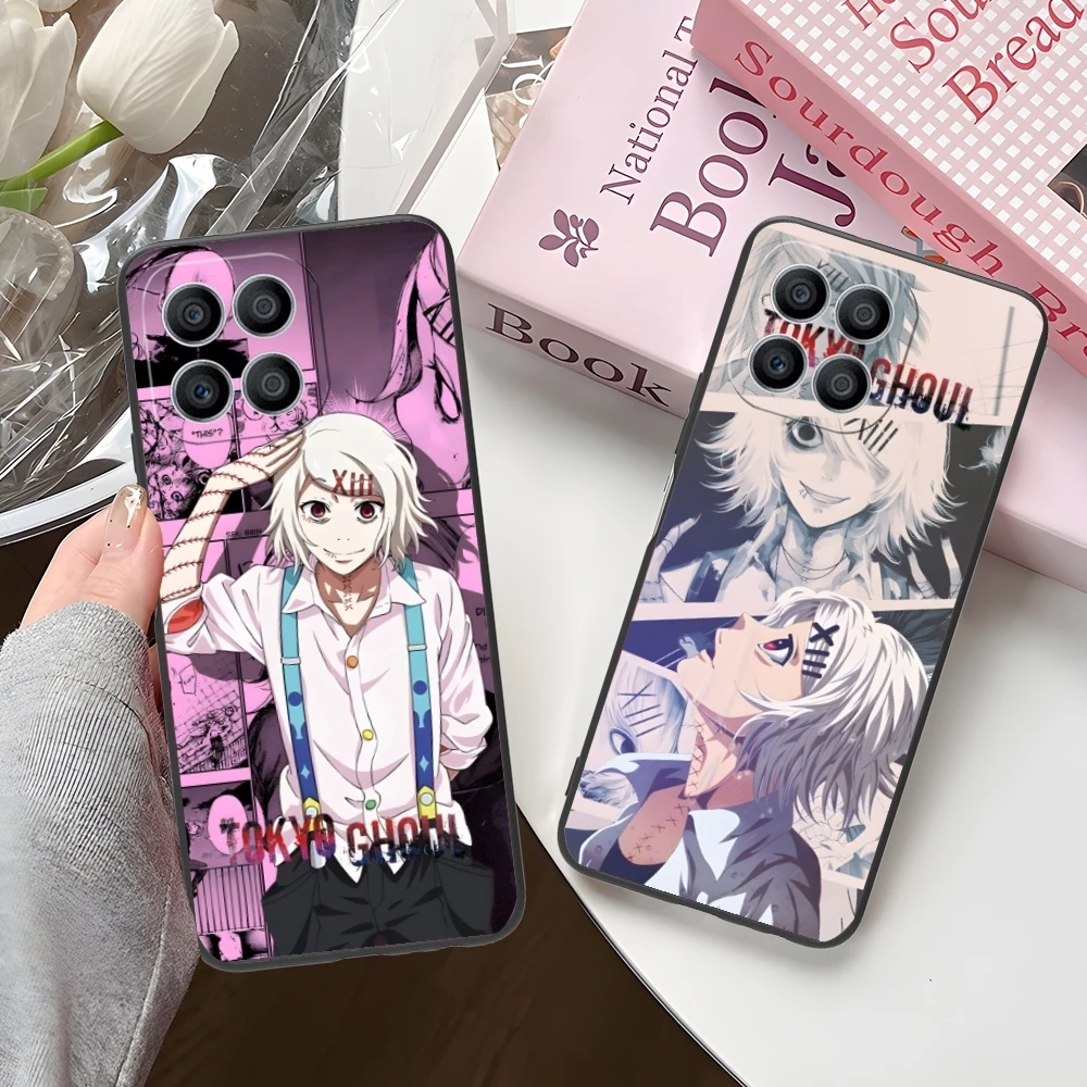 Tokyo Ghoul Juuzou Suzuya Mobile Phone Case for Huawei Honor 90 80 70 60 50 30 20 10 9 8 7 Pro S SE Lite 5G Black Cover Shell