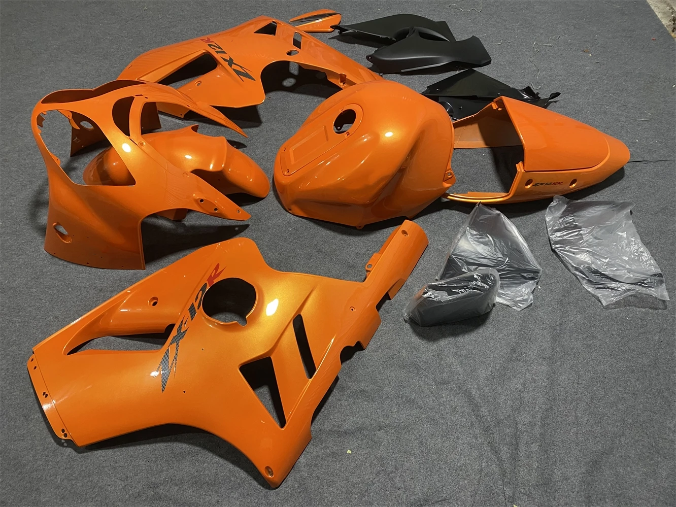 New ABS Whole Motorcycle Fairings Kit fit for ZX-12R ZX12R zx 12r ZZR1200 2000 2001 Bodywork full fairing kit set zxmt