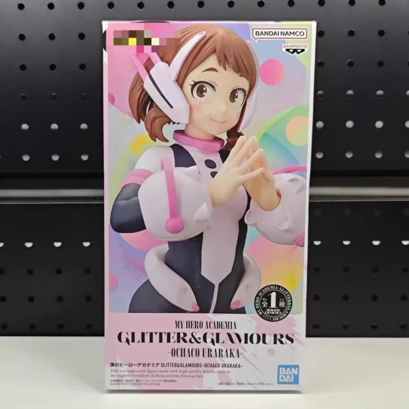 In Stock Original Bandai Banpresto My Hero Academia Ochaco Uraraka Anime Characters Model Toy Birthday Present Garage view 6
