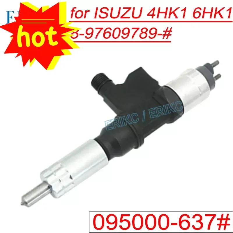 

095000-6376 8-97609789-0 FUEL INJECTOR 095000-6370 095000-6371 DIESEL COMMON RAIL NOZZLE for ISUZU 4HK1 6HK1 DENSO 8-97609789-6