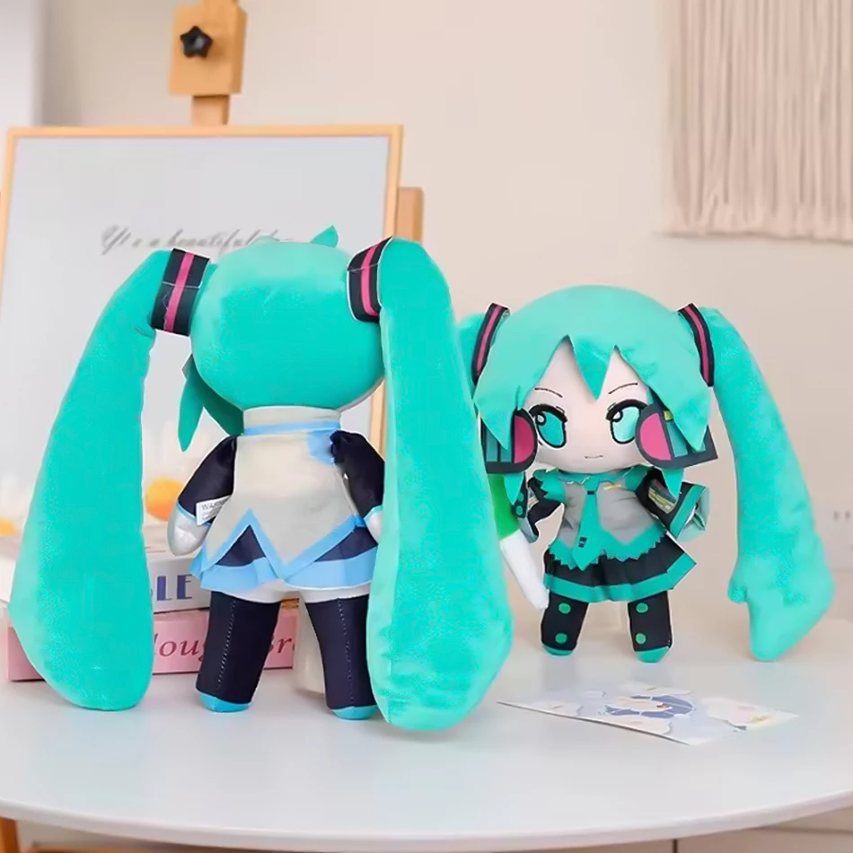 25cm  Anime Hatsune Miku Plush Doll Beautiful Girl Peripheral Plush Toy Kawaii Pillow Girl Birthday Gift Couple Gift