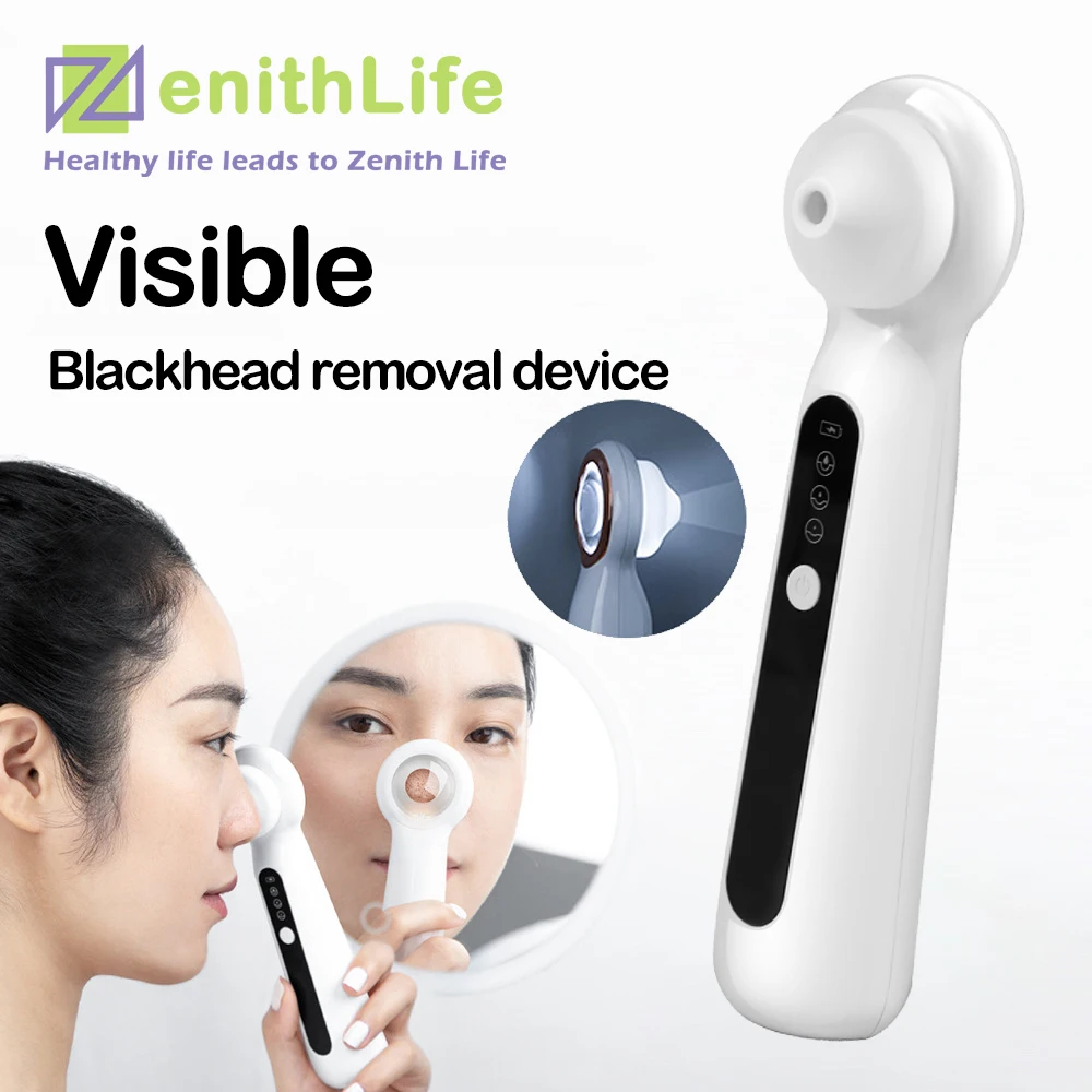 

ZenithLife LED Visual Blackhead Remover 2025 Vacuum Suction Technology Three-speed Adjustment IPX6 Waterproof Girlfriend Gifts