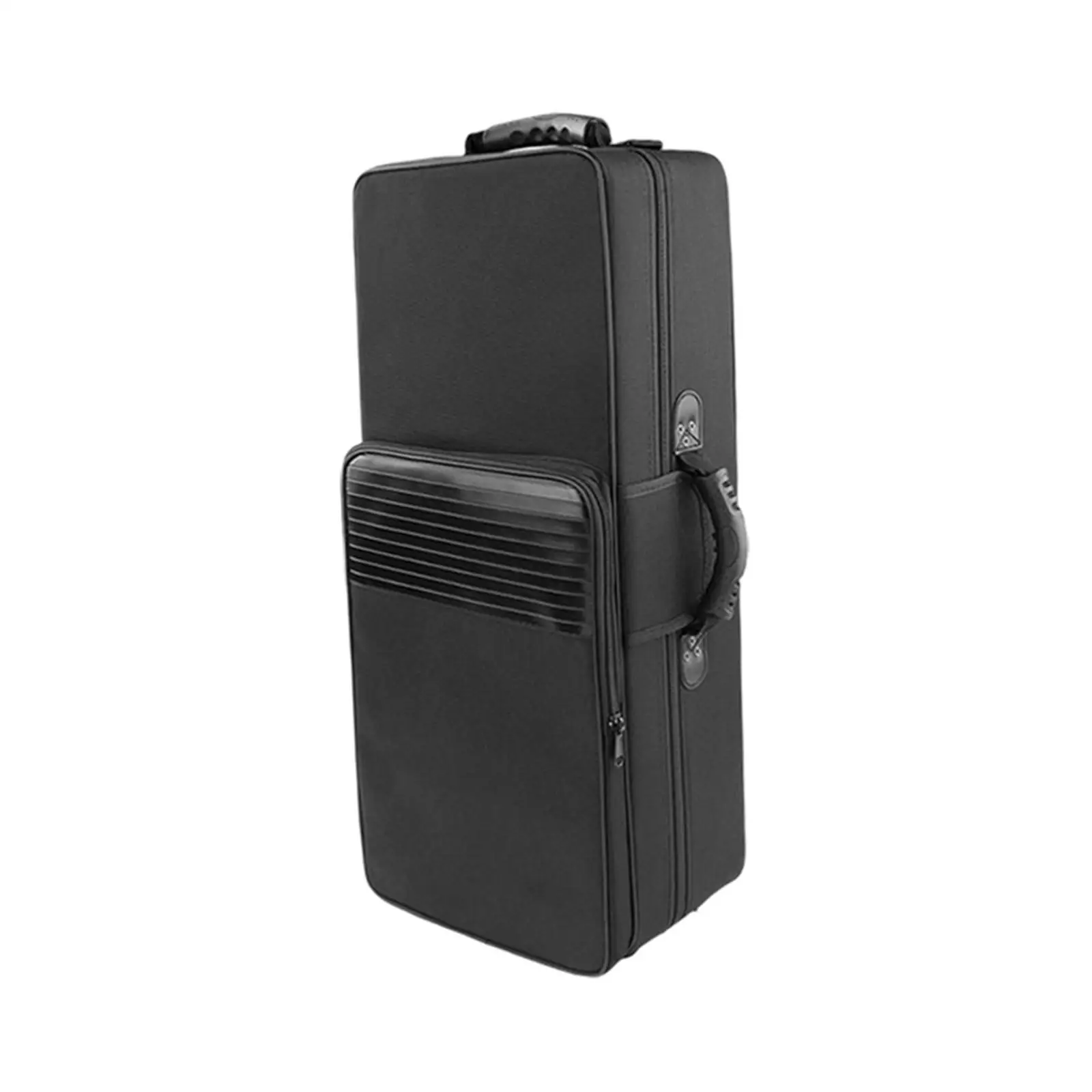 600D Canvas Saxophone Hard Shell Case Backpack Style Water Resistant Instrument Bag for Musicians for Alto Tenor Soprano