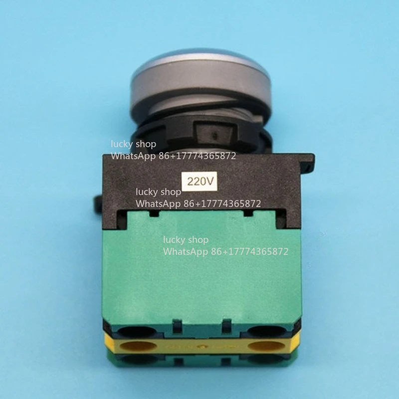 Waterproof Self-locking Button Switch with Lamp Fried Furnace Switch Power Supply