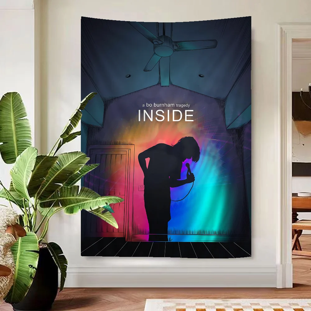 Bo Burnham Inside Musical Comedy Colorful Tapestry Wall Hanging Bohemian Wall Tapestries Mandala Wall Art Decor