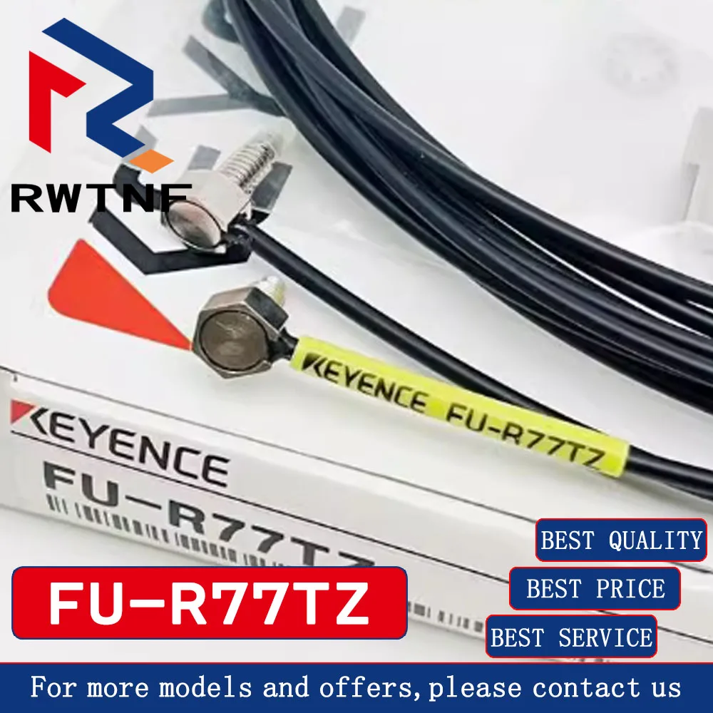 Brand New Genuine FU-R77TZ KEYENCE Fiber optic sensor with M4 diameter and through-beam type ,100% original warehouse stock