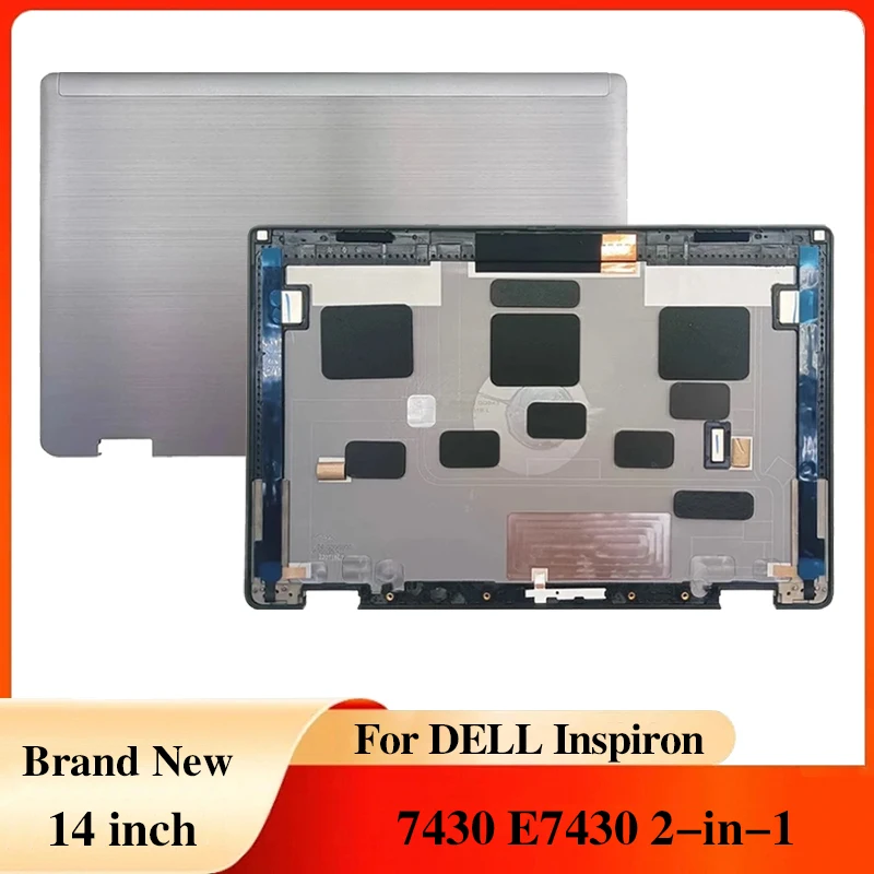 

For DELL Inspiron 7430 E7430 2-in-1 NEW Laptops Frame Case Laptop LCD Back Cover Top Case 09NNM2 Silver