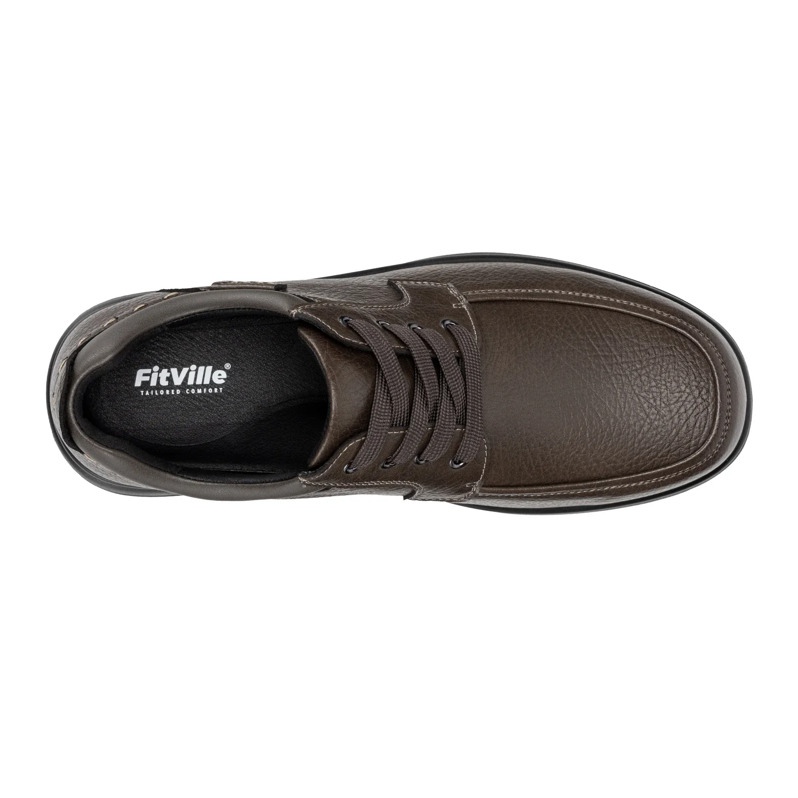 FitVille Herrenschuhe, breite Zehenpartie, leichte Oxford-Hochzeitsschuhe, lässige Business- und formelle Schuhe, Herrenschuhe zum Gehen, mit Fußgewölbestütze – Detail 12