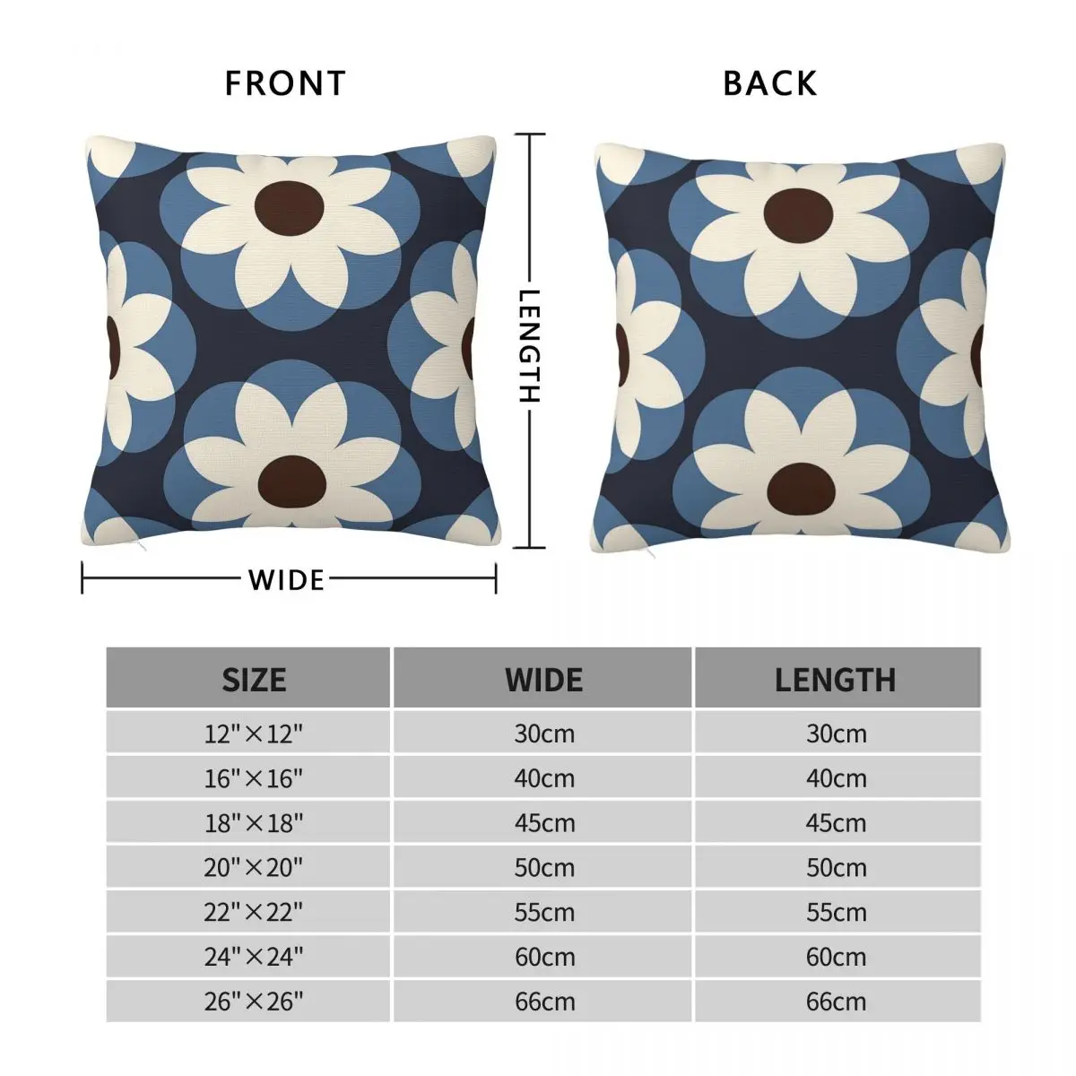 Flower Born In A Field Square Pillowcase Polyester Linen Velvet Creative Zip Decor Pillow Case Sofa Cushion Cover