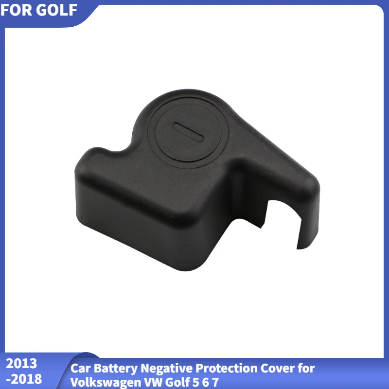 Car Battery Negative Protection Cover for Volkswagen VW Golf 5 6 7 Batteries Electrode Pole Anode Cap Trim Covers Accessories