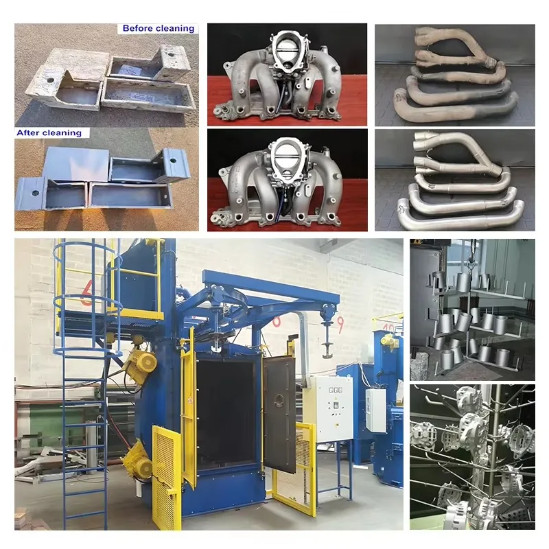 Industrial Hook Shot Blasting Machine Steel Plate Sandblasting Machine Steel Industry Cleaning Shot Blast Cleaning Machine