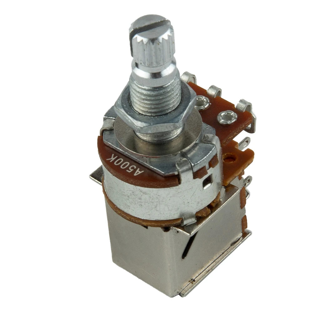 Brand New Guitar Potentiometer Washer A500K Accessories Audio Taper B250K B500K Linear Taper Mounting Nut Part