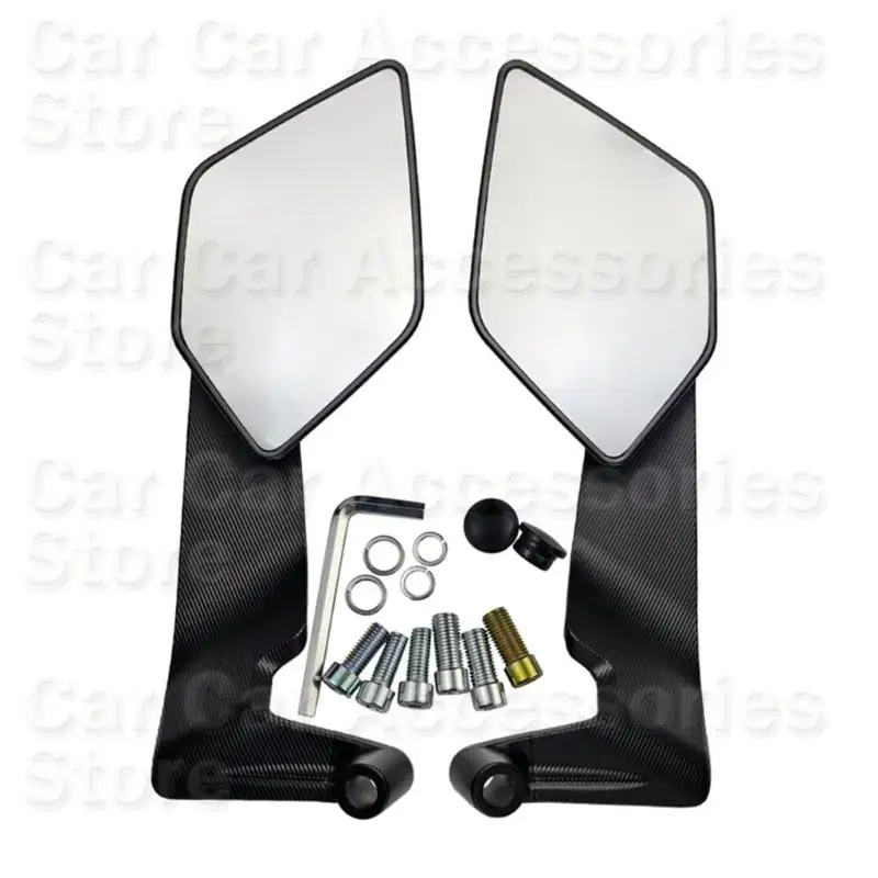 

242D Aluminum Alloy Motorcycle Rear View Mirror With Wide View Adjustable Design