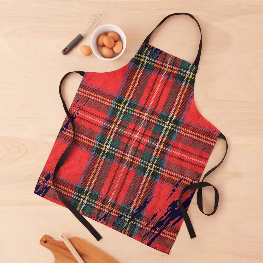 

Royal Stewart Tartan Apron For Women Woman Work For Kitchen Women Apron