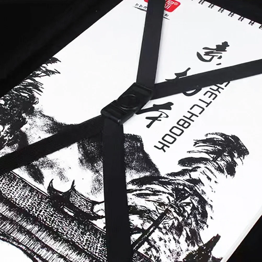 حقيبة رسم الفنان مقاس A3، حقيبة محفظة فنية مدمجة من مادة أكسفورد شديدة التحمل مع مقبض للطلاب المحترفين