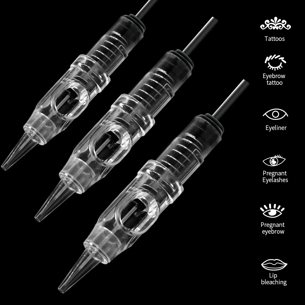 

10/20/50/100pcs Tattoo Cartridge Needles Eyebrow Tattoo for Permanent Makeup Pen Lip Machine Sterilized Cartridge Needles