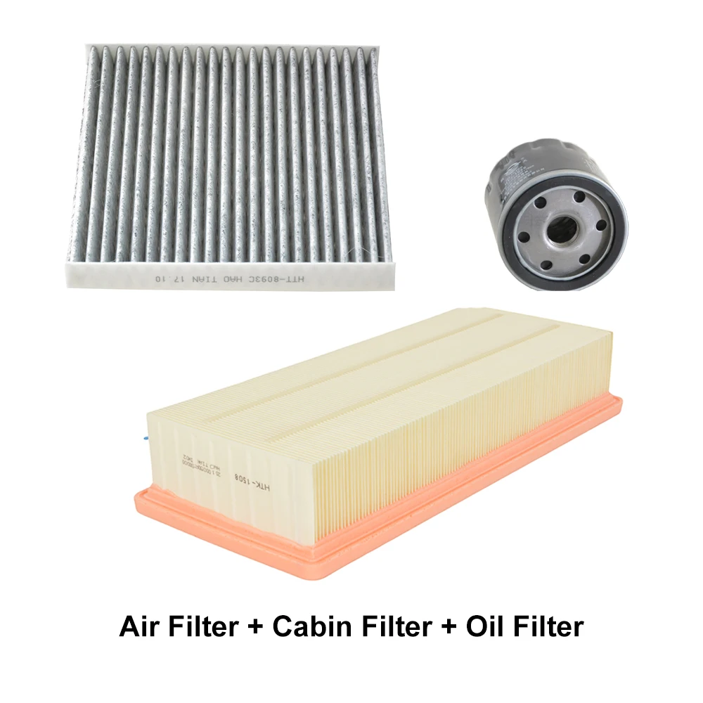 1/2/3Pcs Cabin Oil Air Filter Kit For GAC TRUMPCHI GS8 I 1.8T 2016- Engine Filters 2010005DRS0000 8105005BALS150 10110442010000