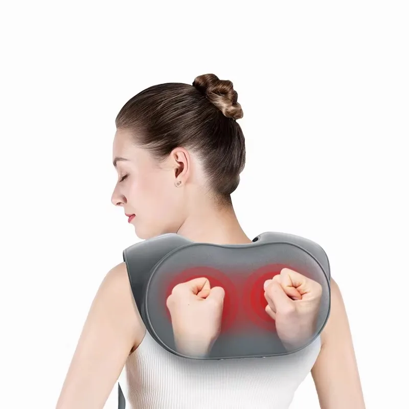 Pillow Electric Shiatsu Back Shoulder Massage Products Kneading Vibration Intelligent Neck Massager