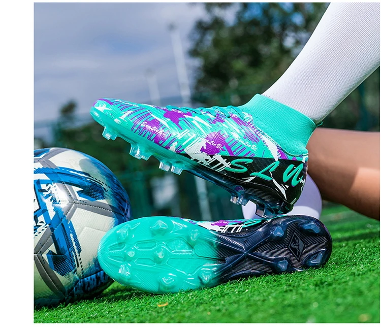 Professionelle Fußballschuhe Herren Fußballschuhe Society Fußballschuhe FG Ultraleichte Trainings-Fußballschuhe Outdoor-Sportschuhe – Detail 20