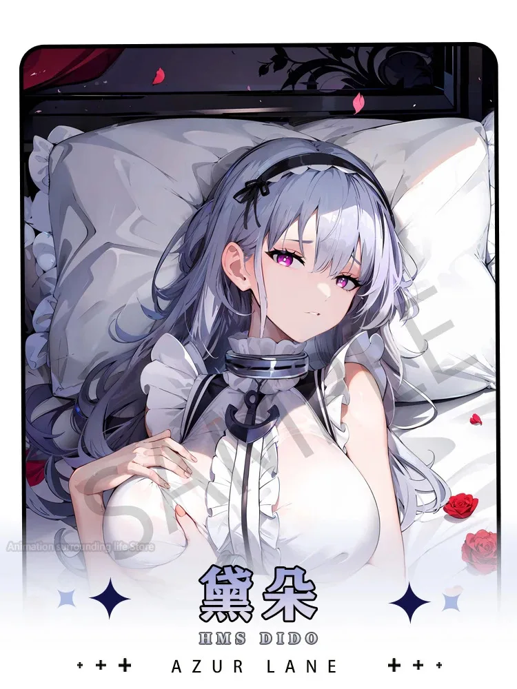 Original Game Azur Lane HMS Dido Cosplay Hugging Body Dakimakura Pillow Case Double-sided Cushion Cover