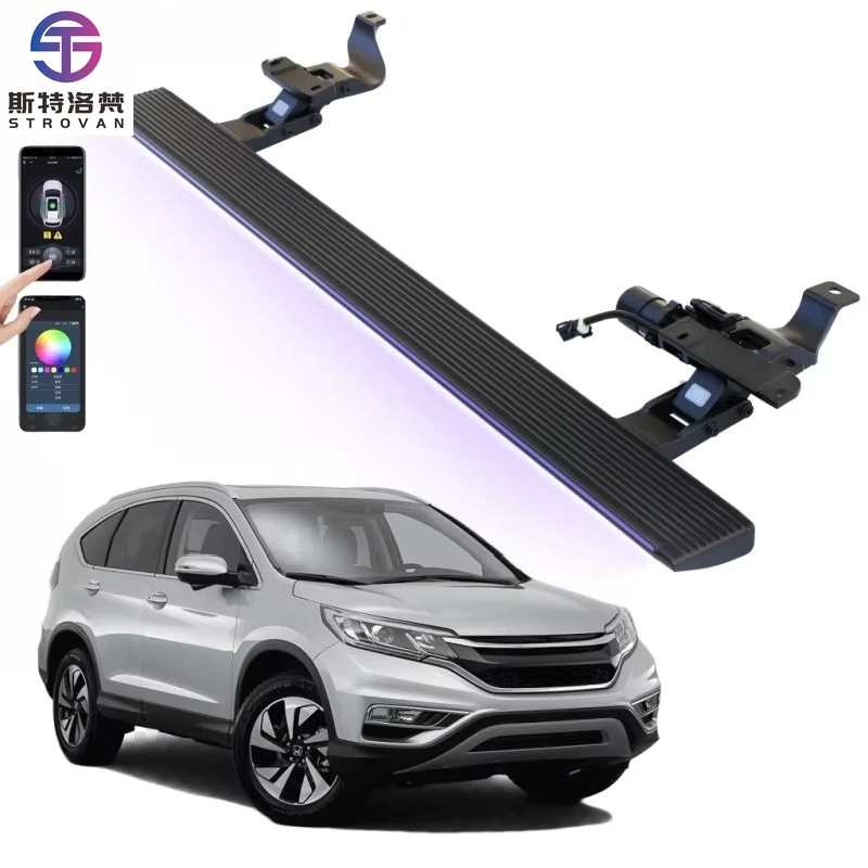 

STLF CLRAK Aluminum Automatic Retracting Power Foot Running Boards Electric Side Steps for 2007 2009 2010 2011 CRV