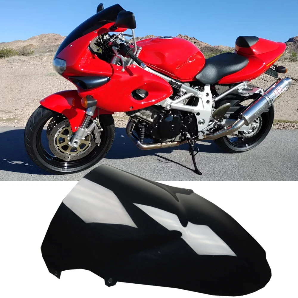 

TL1000S Windscreen Motorcycle Windshield For Suzuki TL1000 TLS 1000S TL 1000 S 1997 1998 1999 2000 2001 Fly Screen Double Bubble