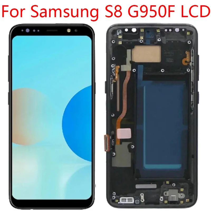 5.8'' AMOLED For Samsung S8 LCD Display Digital Touch Screen Replacement For Samsung S8 G950 G950F G950F/DS Screen