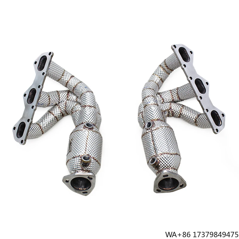

Yooking Stainless Steel Exhaust Pipe System for Porsche 718 Cayman Spyder GTS/GT4 4.0L 2025 Exhaust Manifold with Catalyst