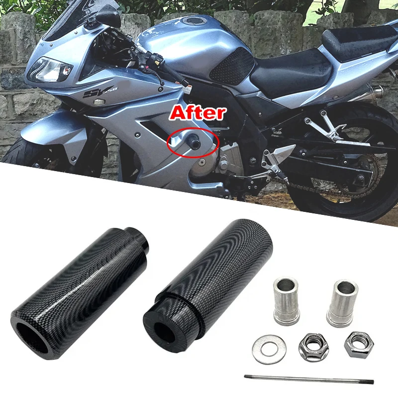 For Suzuki SV650 SV650S SV1000 SV1000S DL650 DL1000 SV 650 650S Motorcycle Anti-fall Rubber Engine Protection Rubber Parts