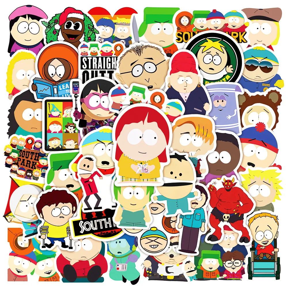 50CPS Kyle Broflovski Stickers Graffiti Stickers DIY Diary Phone Case Handmade Scrapbook Aesthetic Stickers
