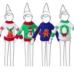 37 cm Christmas Doll Winter Snowman Sweater Princess Doll and Little Boy Doll Toys Gift Clothing Christmas Accessories