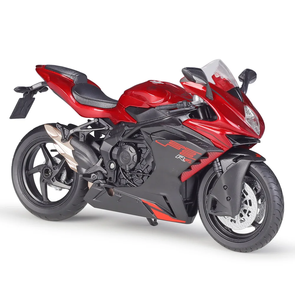 WELLY 1:12 2022 MV Agusta F3 RR - دراجة رياضية إيطالية ثلاثية الأسطوانات مصنوعة من خليط معدني، سيارات قابلة للجمع مرخصة رسميًا