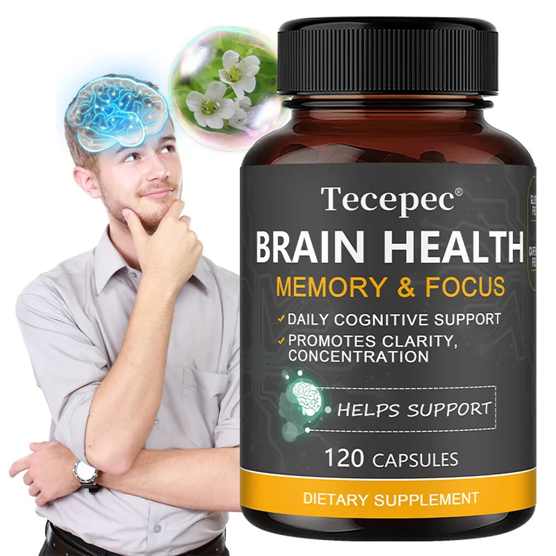 L-Tyrosine + Bacopa Monnieri Capsules Promote Brain Health, Help Combat Stress, Improve Memory, Cognitive Abilities, and Mood