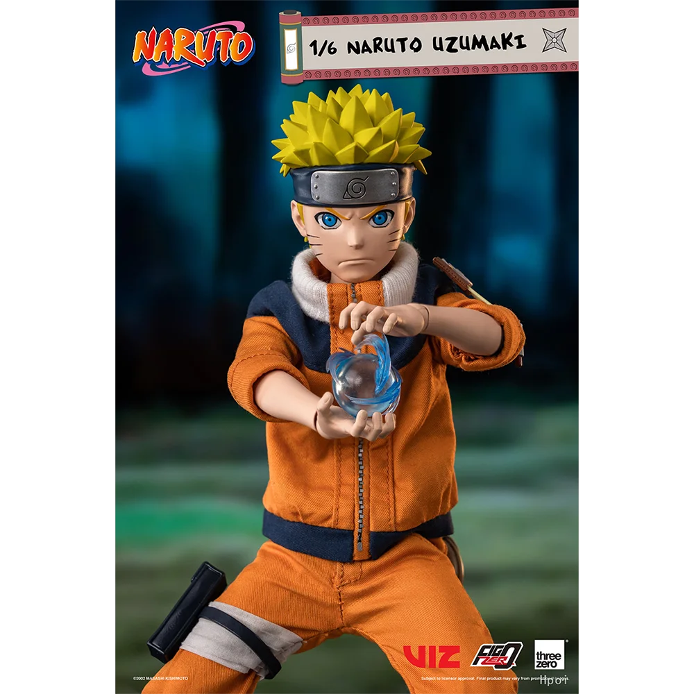 Three Zero Figzero Naruto 1/6 Uzumaki Naruto Action Figure Collectible Anime Model Toys