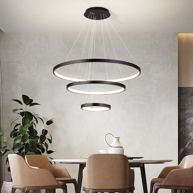 Modern Led Chandeliers Gold Living Bedroom Restaurant Wrought Iron Ceiling Chandelier Home Indoor Lighting Decor Pendant Lights image 6