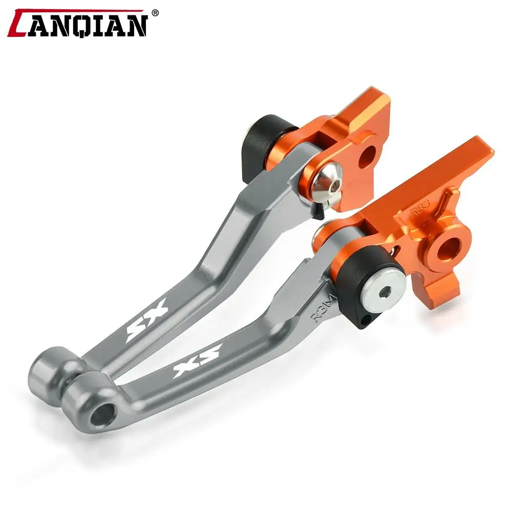 Motorcycle CNC Aluminum Accessories Dirt Bike Handle Folding Brake Clutch Lever For 65 85 105 125 144 150 250 450 525 540 SX