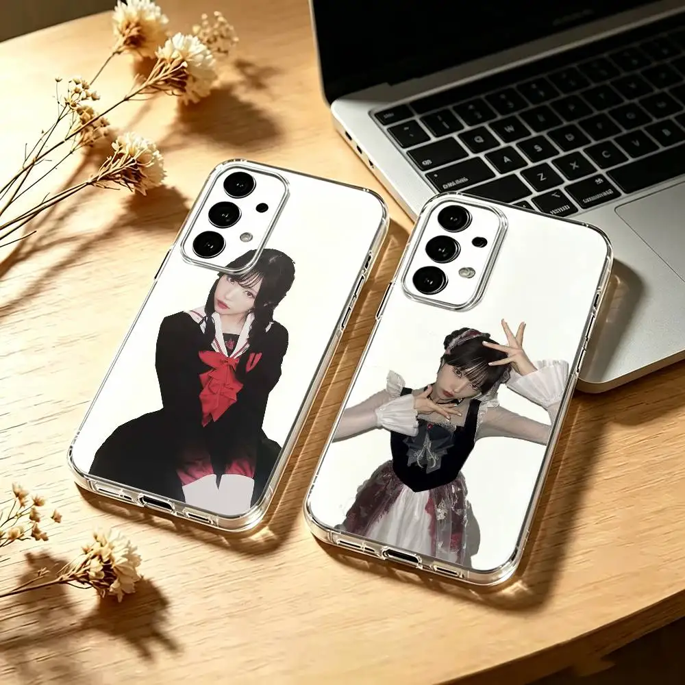 Чехол для телефона Phantom-S-Siita-Otomodachi для Samsung S25, S24, S21, S22, S23, S30, Ultra, S20, Plus, Fe, прозрачный