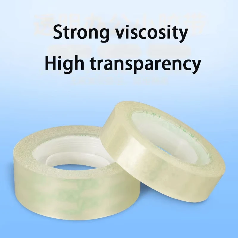 12/18mm 50M Transparent Tape Refills Clear Tape Refills for Dispenser Invisible Tapes for Office Home School Supplies