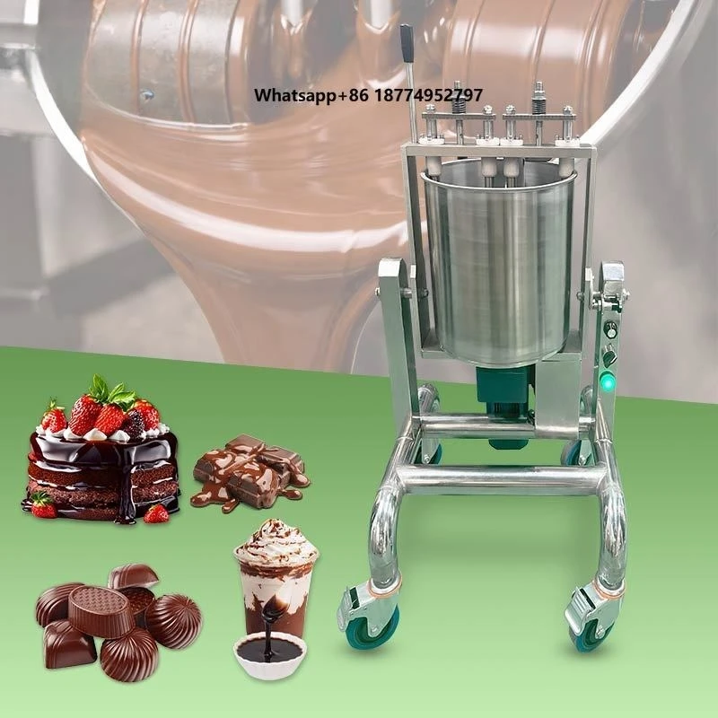 Cocoa Temper Tank Capacity 2kg 10kg Small 40 50 Kg Fat Melt Mini Stone Melanger Chocolate Grinder Process Machine