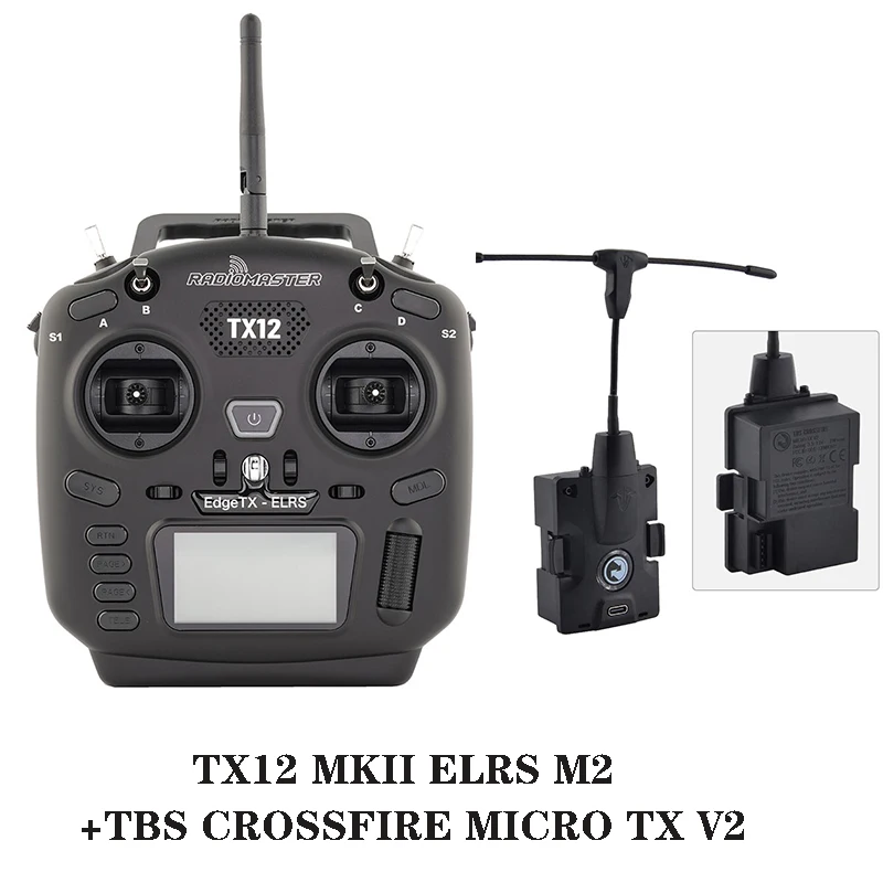 RadioMaster TX12 MK II ELRS EdgeTX multimódulo, transmisor de Radio Digital Compatible con TBS CROSSFIRE MICRO TX, controlador de Radio