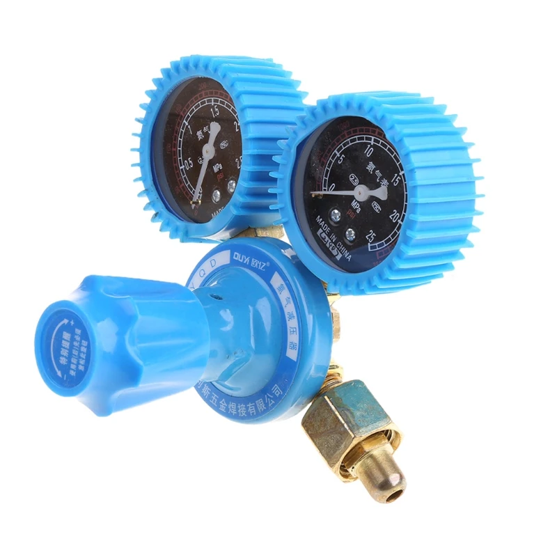 Dual Nitrogen Pressure Reducer Nitrogen Pressure Gauge Welding Regulator Gauge Aluminum Alloy Body Lightyweigt Air Drop Shipping