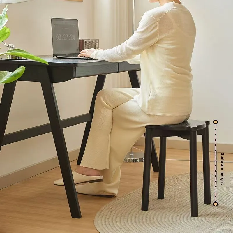 Small bench stacking convenient dining table stool living room spare low stool chair