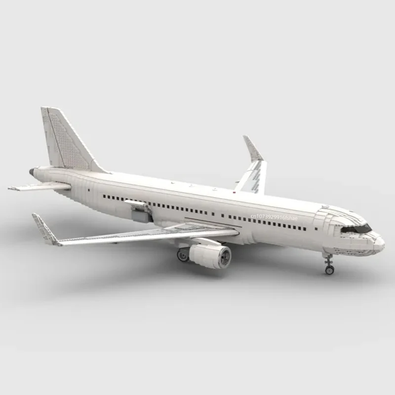 NEW 8006PCS city airport MOC Airbus A320 airliner Model creative ideas high-tech ChildrenToy birthday Gift aircraft Plane Blocks