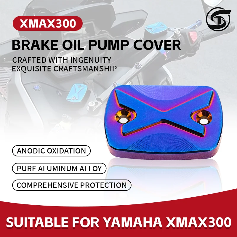 

Motorcycle Accessories for YAMAHA XMAX 125 250 300 XMAX300 XMAX250 Front Brake Fluid Reservoir Oil Cup Cap Master Cylinder Cover