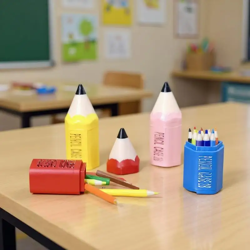 Pacchetto giochi di finzione per bambini - 10/12 pezzi di penne colorate in miniatura e materiale scolastico per accessori per la casa delle bambole