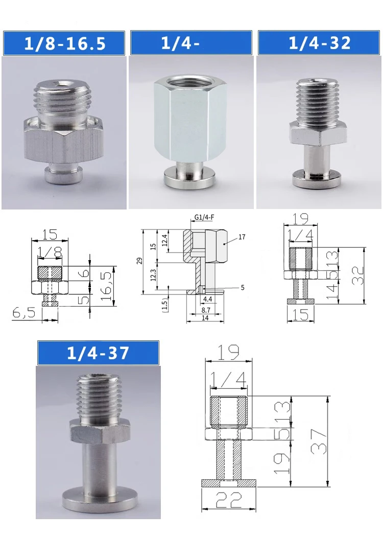 5pcs/lot FGA Series Double Layer Vacuum Suction Cup Matching Fixture Head FGA-11 FGA-14 FGA-16 FGA-20