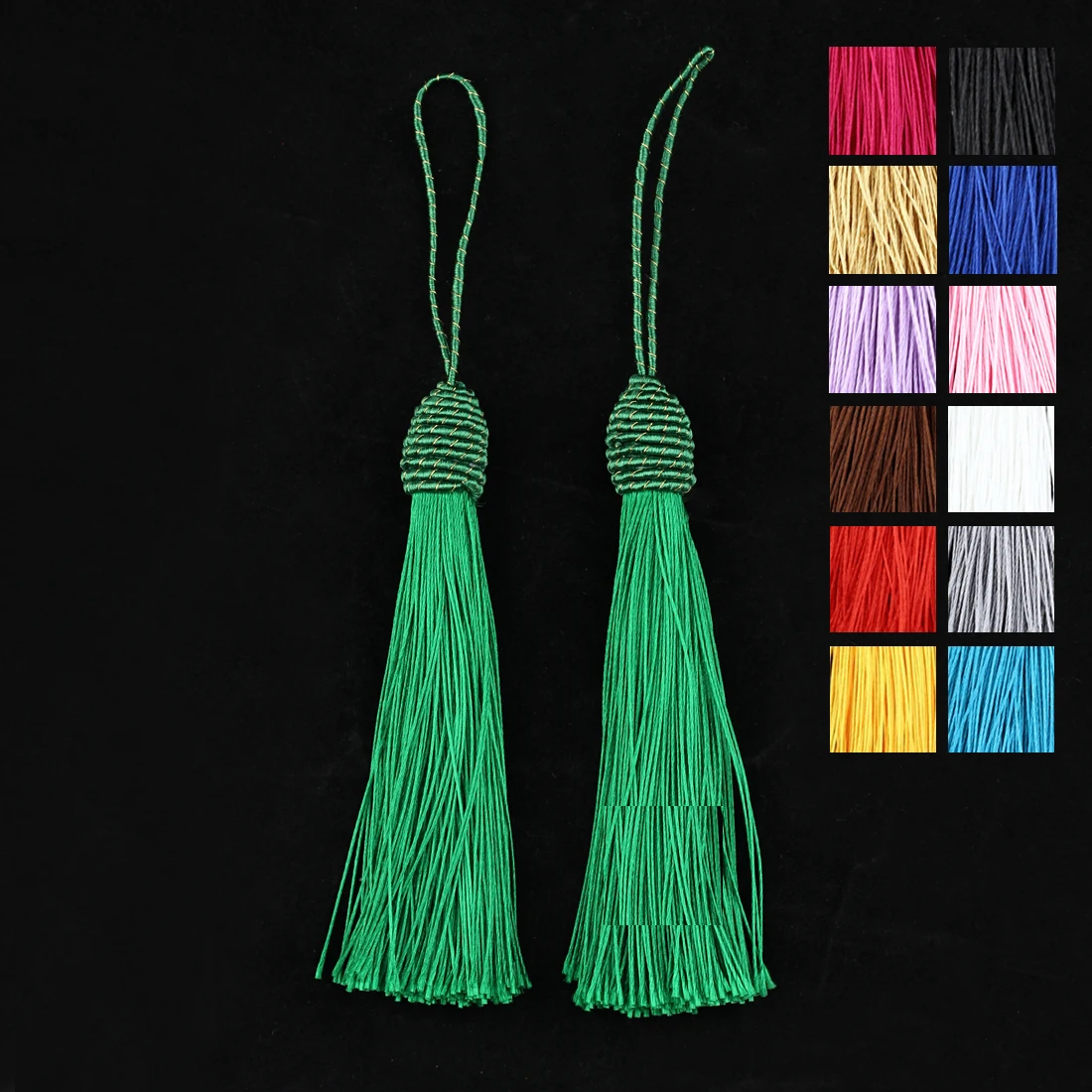 10pcs/lot Pineapple Head Polyester Tassel For DIY Sewing Curtains Jewelry Clothes Decoration Craft Souvenir Bookmarks