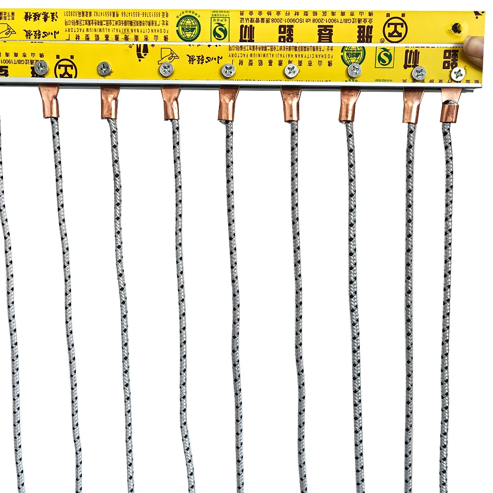 2025 Tenda con perline conduttive Tenda per porta della stanza bianca con corda tessuta in fibra antistatica ESD