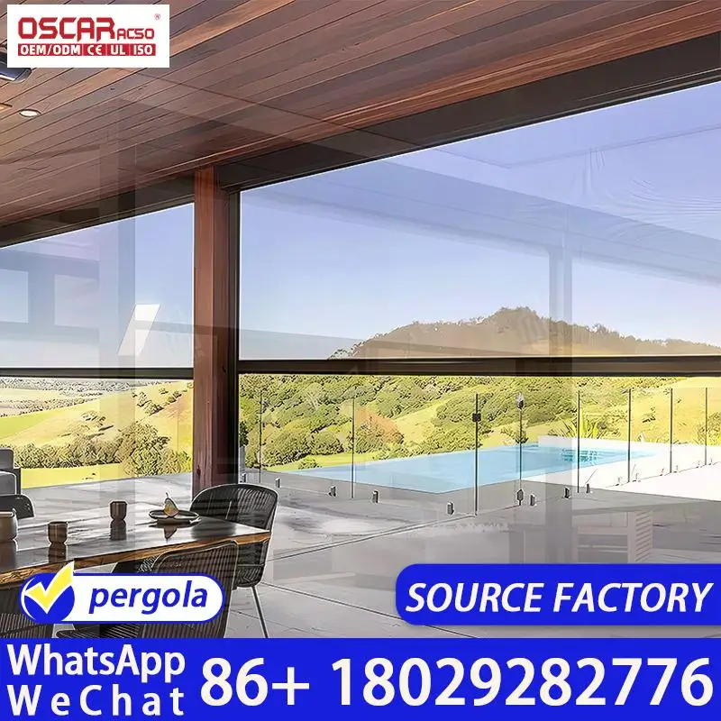 Aluminum Glass Outdoor Prefab Sunrooms & Glass Houses for Outdoor Use in PriceSensitive Regions Ideal for Backyard Patio and Gar